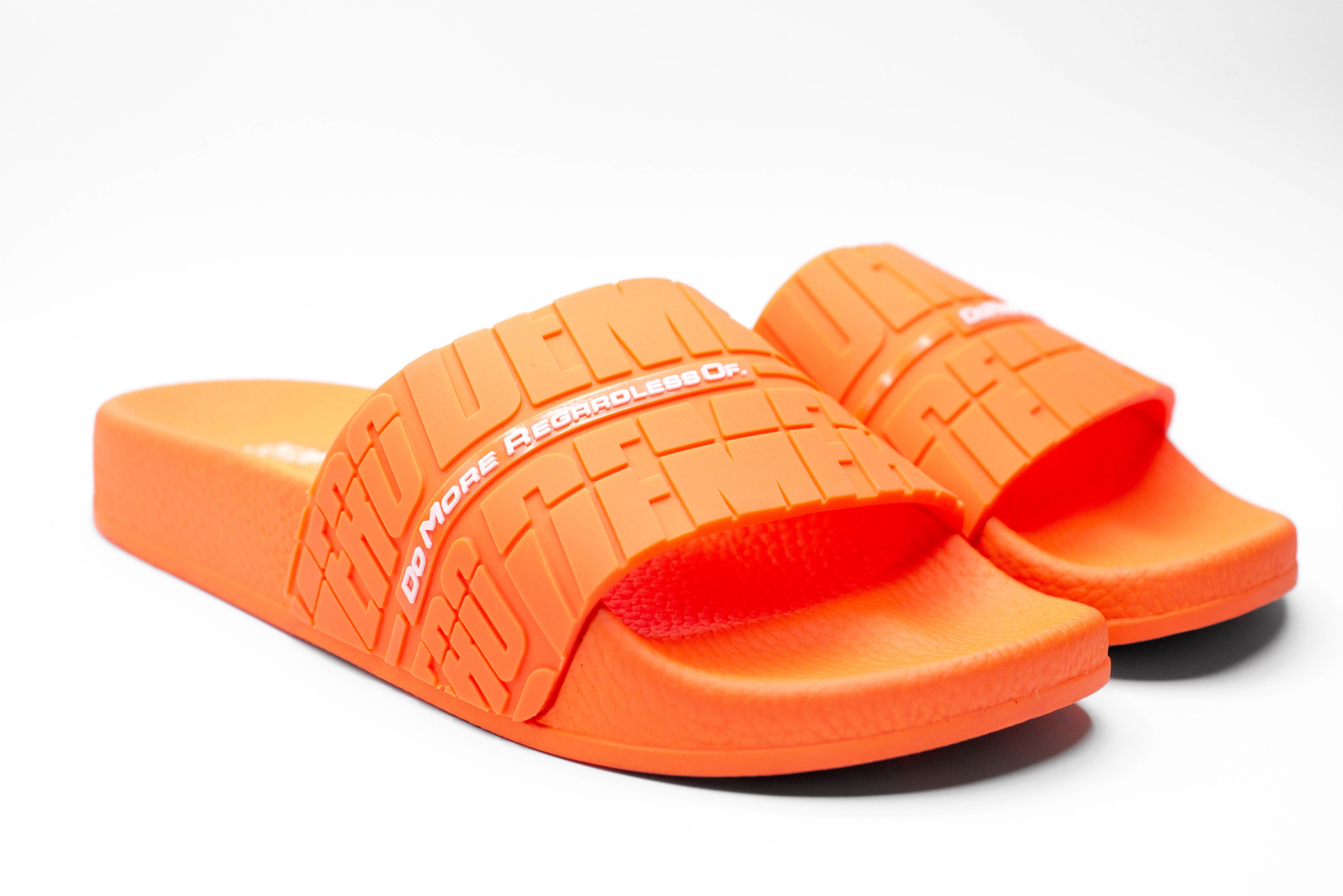 Canyon Sole Orange Slides DEMERO